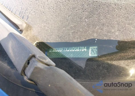 2018 Ford Escape S z USA, uszkodzony, nr VIN 1FMCU0F7XJUD58704